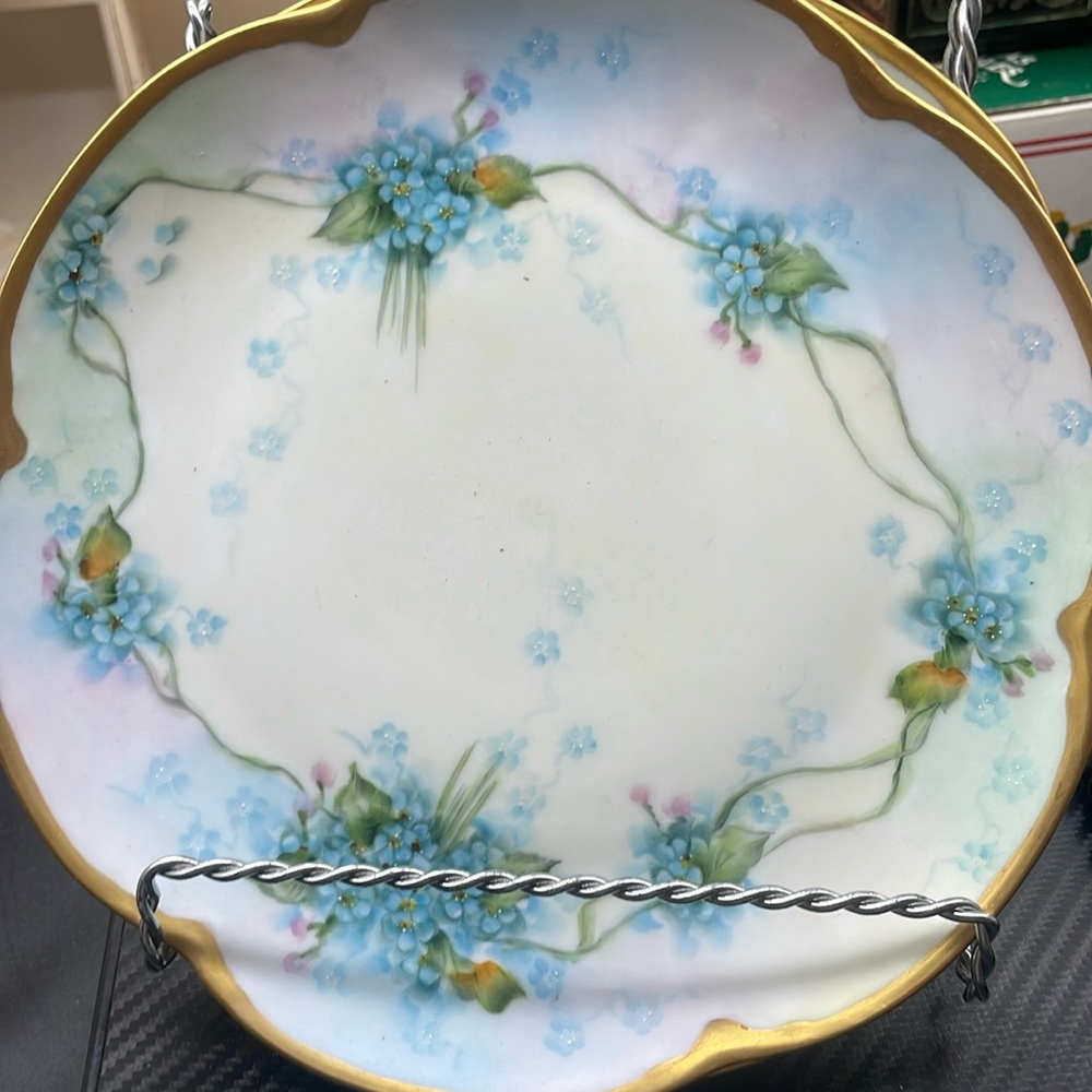 Vintage  Kukcherreuther Bavaria  Plate hand painted